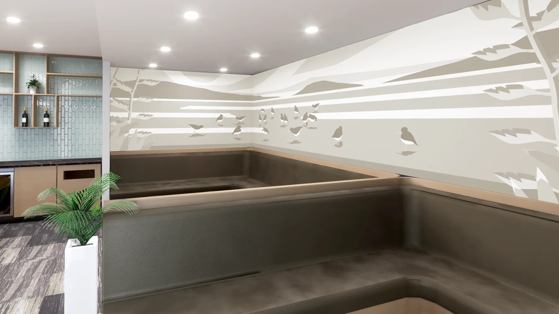 Strata Lounge, panel detail